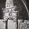 Triumphal Arch, 2004, ink wash, 42x59cm